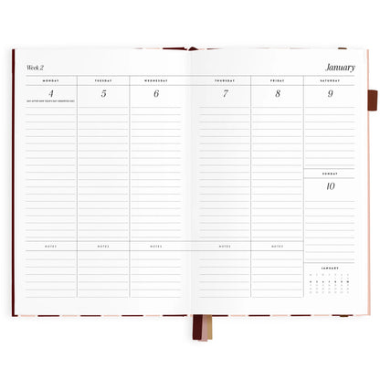 Cherry Wisteria | 2027 A5 Vertical Planner