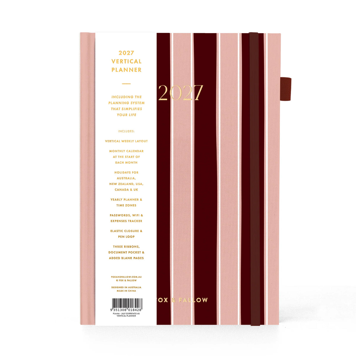 Sorrento | 2027 A5 Vertical Planner