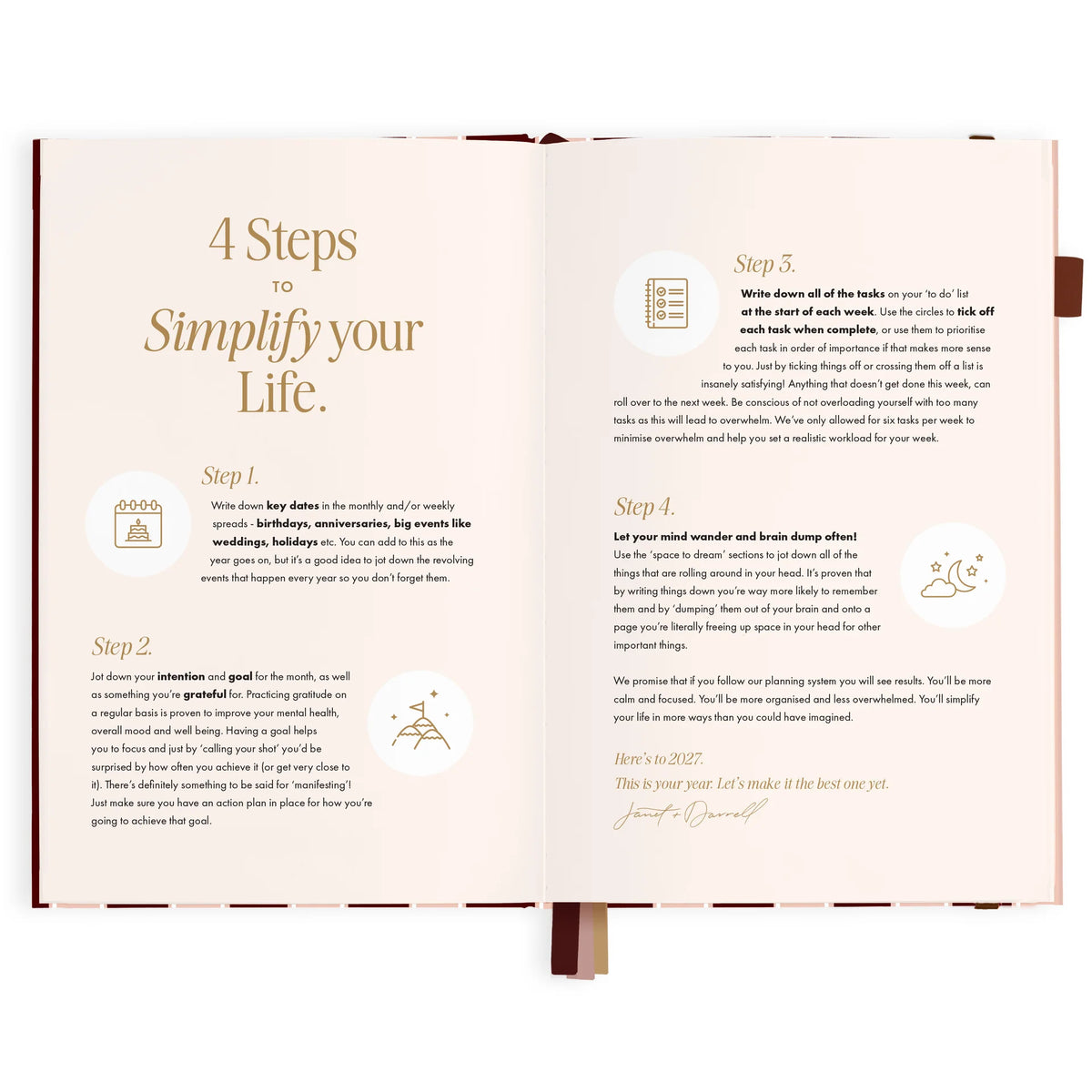 Cherry Wisteria | 2027 A5 Vertical Planner