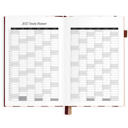 Cherry Wisteria | 2027 A5 Vertical Planner