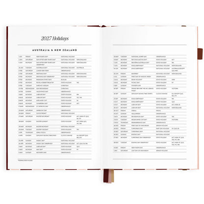 Cherry Wisteria | 2027 A5 Vertical Planner