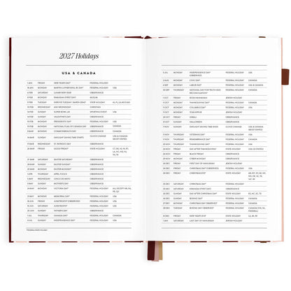 Cherry Wisteria | 2027 A5 Vertical Planner