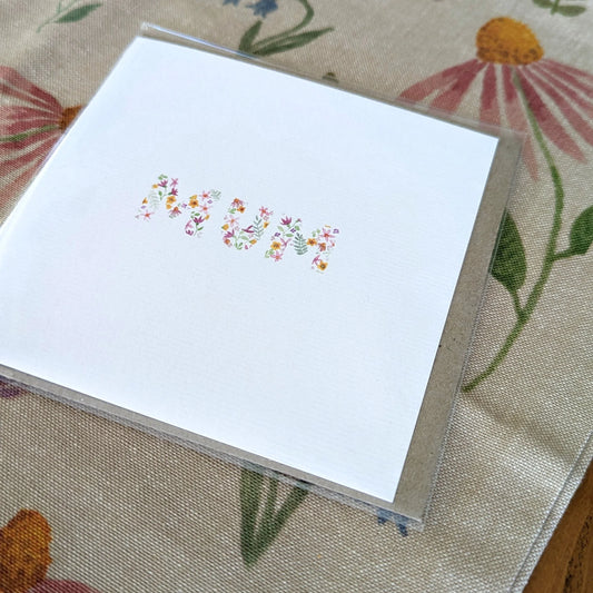 Mum Floral Card