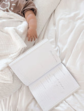 Load image into Gallery viewer, Classic White Linen Baby Memory Book