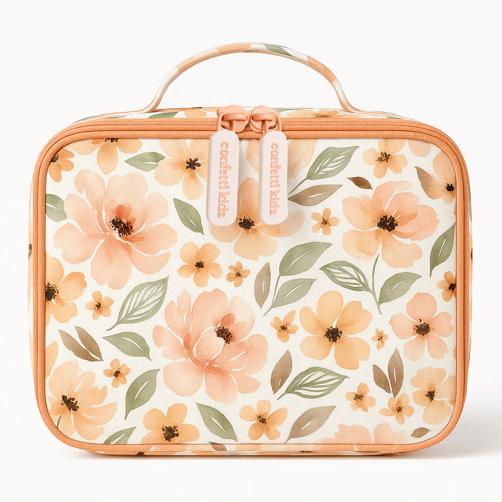 Peach Blossom Insulated Lunch Bag