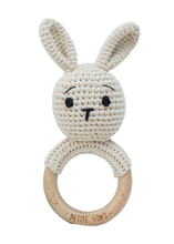 Load image into Gallery viewer, Crochet Ring Rattle | Brodie Bunny