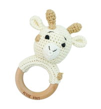 Load image into Gallery viewer, Crochet Ring Rattle | Percy Giraffe