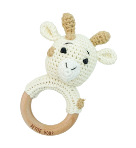 Crochet Ring Rattle | Percy Giraffe