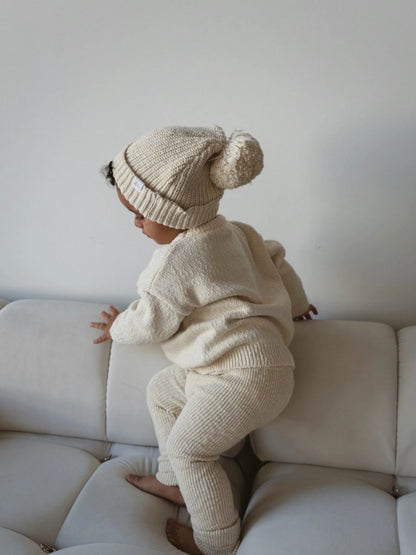 Leggings | Oat SIZE 7YR