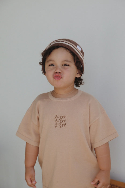 Signature Tee | Pecan (Kids) SIZE 7YR, 8YR and 9YR