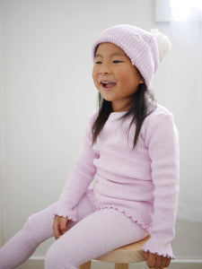 Ribbed Top | Lilac Fleck SIZE 5YR, 6YR and 7YR