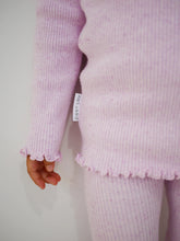 Load image into Gallery viewer, Ribbed Top | Lilac Fleck SIZE 5YR, 6YR and 7YR