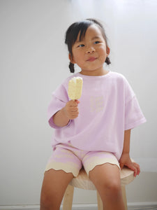 Signature Tee | Lilac SIZE 0-3M, 3-6M, 6YR and 7YR