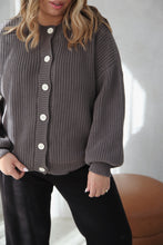 Load image into Gallery viewer, Cardigan | Charcoal (Women&#39;s)