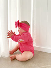 Load image into Gallery viewer, Cardigan | Raspberry SIZE 0-3M and 3-6M