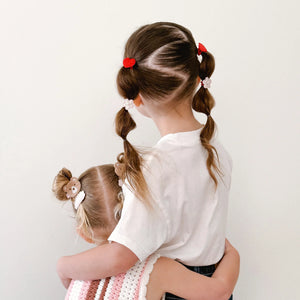 Hair Ties | Red Dotty Daisies