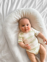 Load image into Gallery viewer, Summer Ribbed Bodysuit | Waves SIZE NB, 3-6M and 2YR