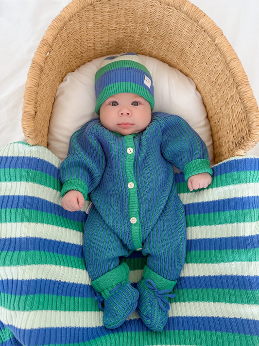 Classic Knit Romper | Aspen SIZE 1YR and 2YR