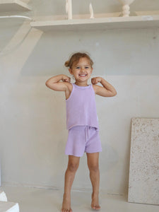 Singlet | Violet SIZE 0-3M, 3-6M, 5YR, 6YR and 7YR