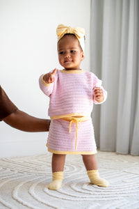 Cropped Jumper | Clementine SIZE 0-3M