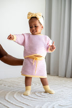Load image into Gallery viewer, Cropped Jumper | Clementine SIZE 0-3M