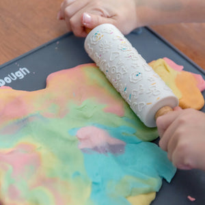 Bio Dough | Silicone Embossed Rolling Pin