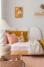 Load image into Gallery viewer, Blush Gingham Waterproof Fitted Sheet