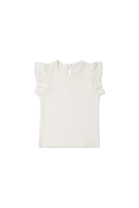 Pima Cotton Lila Top - Parchment