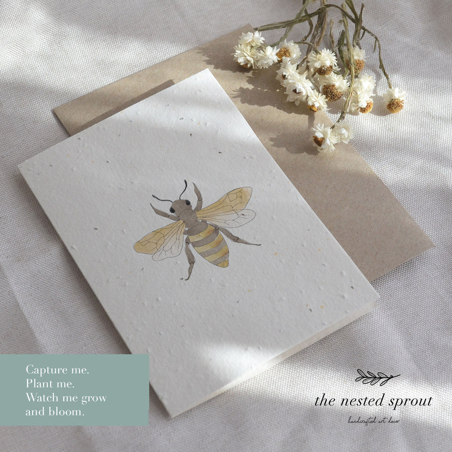 Bee | Plantable Greeting Card