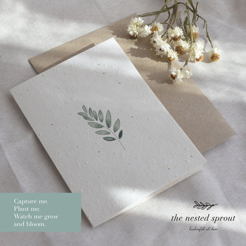 Grow | Plantable Greeting Card