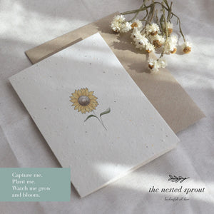 Sunflower | Plantable Greeting Card