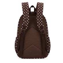 Load image into Gallery viewer, Polka Dots Campus School Backpack