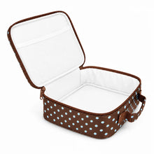 Load image into Gallery viewer, Polka Dots Junior Insulated Lunch Bag + Ice Pack