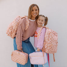 Load image into Gallery viewer, Peach Check Backpack