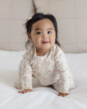 Load image into Gallery viewer, Floral Vine Zip Long Sleeve Sleeper Footie