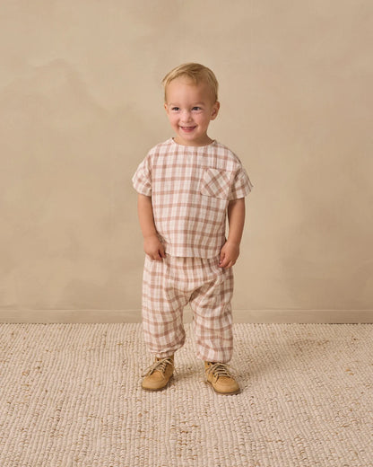 Woven Pant Rustic Plaid