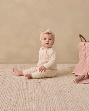 Load image into Gallery viewer, Fall Ditsy Ribbed Baby Jumpsuit