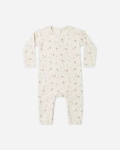 Load image into Gallery viewer, Fall Ditsy Ribbed Baby Jumpsuit