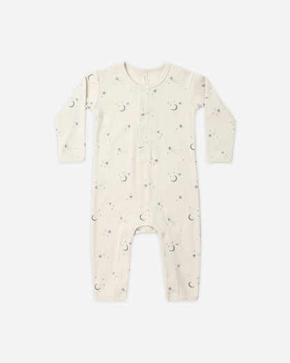 Celestial Ribbed Baby Jumpsuit
