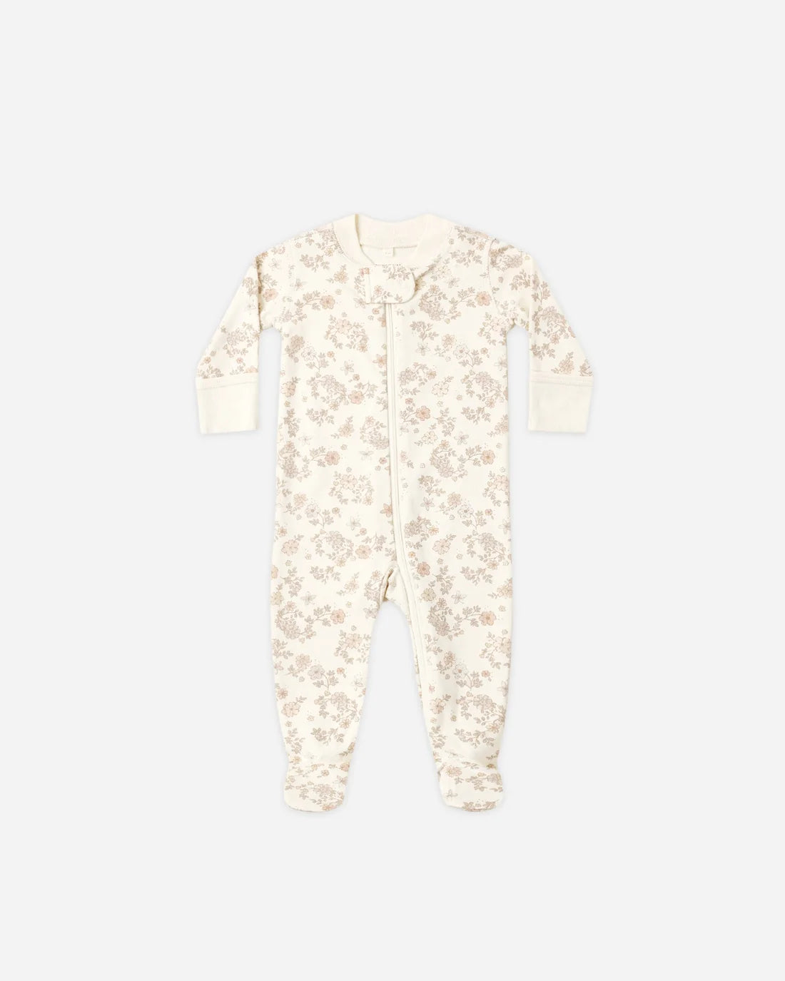 Floral Vine Zip Long Sleeve Sleeper Footie
