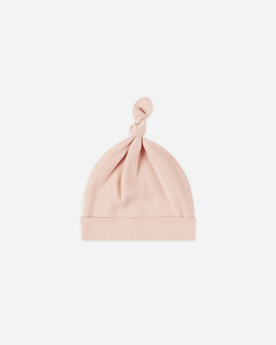Dusty Rose Knotted Baby Hat
