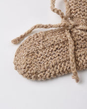 Load image into Gallery viewer, Knit Booties Heathered Almond