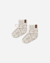 Load image into Gallery viewer, Knit Booties Natural Confetti