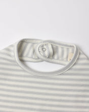 Load image into Gallery viewer, Jersey Snap Bib, 2 Pack Sheep, Cloud Stripe