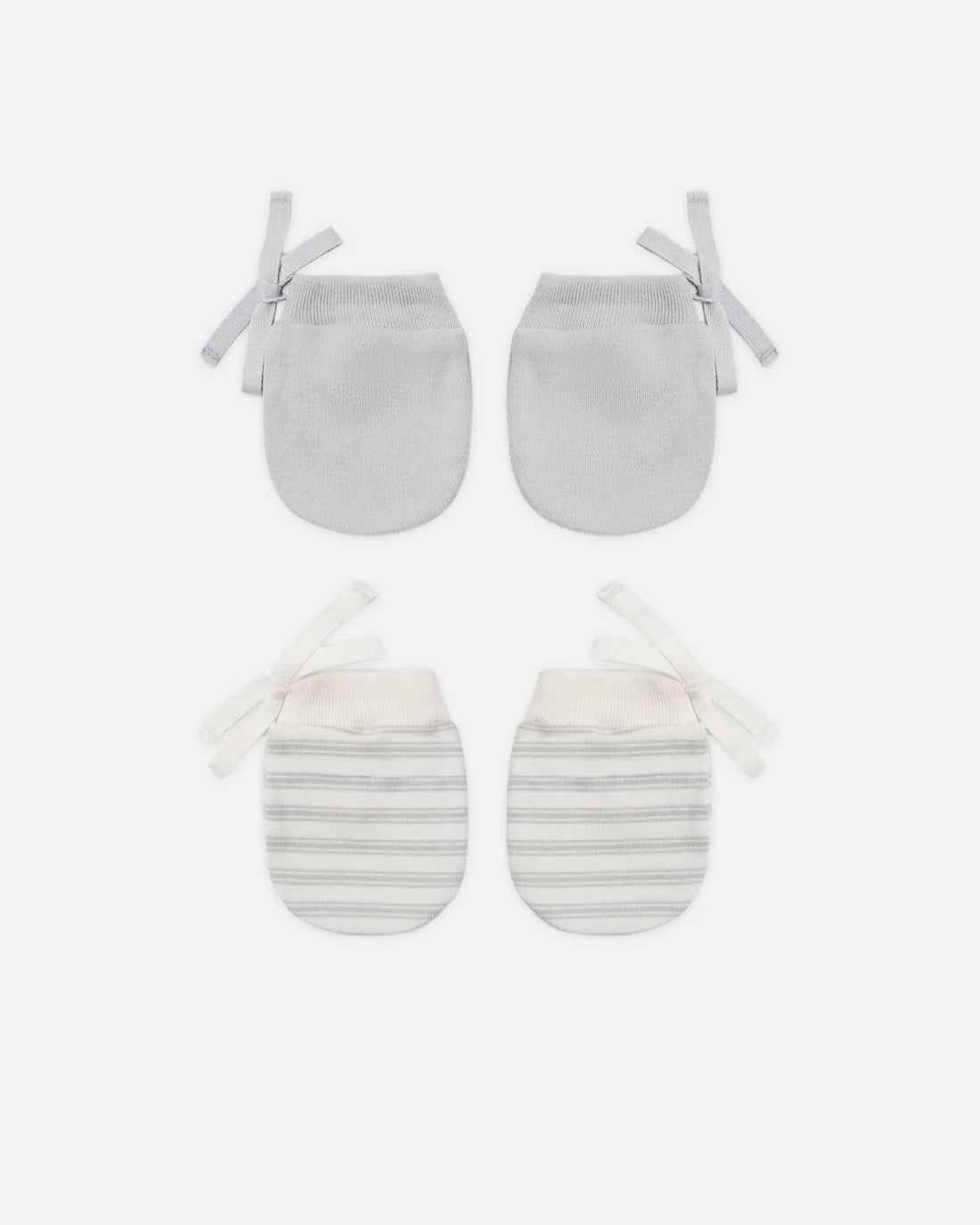 No Scratch Mittens, Set Of 2 Cloud Stripe, Cloud