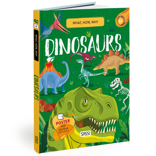 What, How and Why Dinosaurs Book and Poster