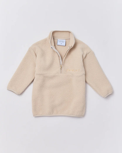 Quarter Zip Fleece | Sand