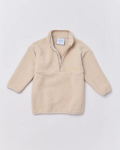 Quarter Zip Fleece | Sand