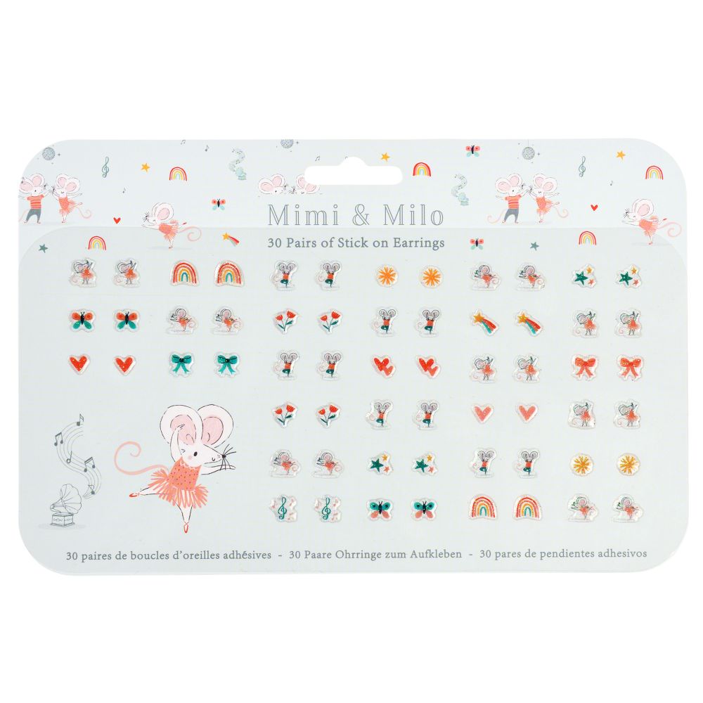 Stick on Earrings | Mimi & Milo