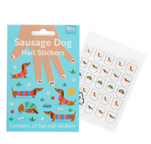 Load image into Gallery viewer, Childrens Nail Stickers | Sausage Dog